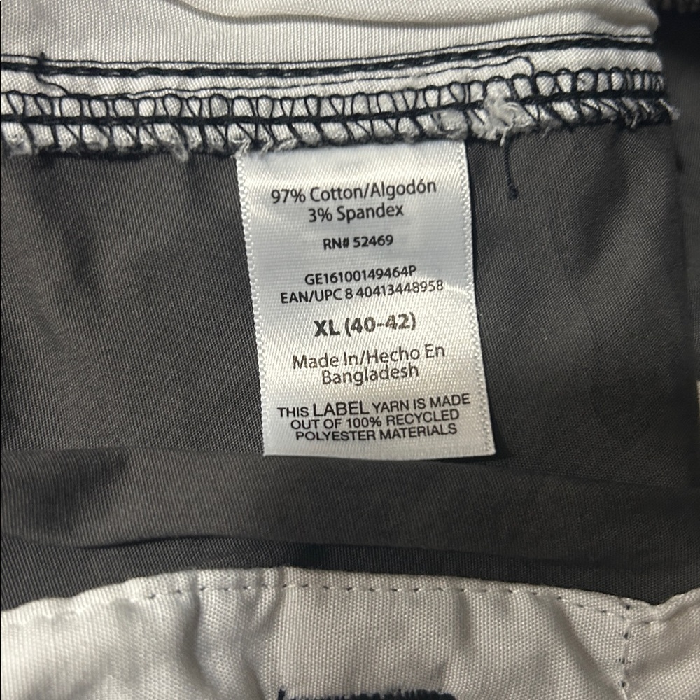 Men’s George Black and Gray Camo Cargo Above-The-Knee Shorts NWT size XL (40/42) - Picture 4 of 7